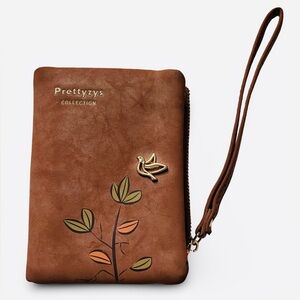 Brown Wristlet Wallet
